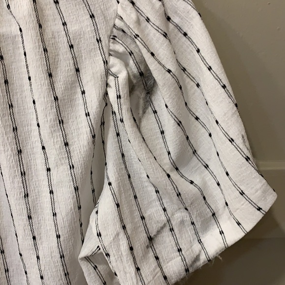 MADEWELL Tie- Neck Tunic Top - Picture 8 of 11